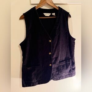 Orvis Dark Corduroy Vest